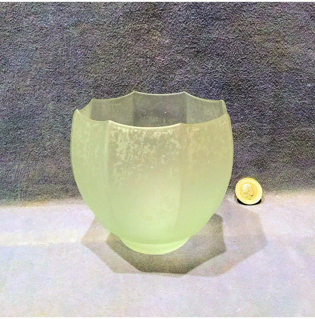 Small Frosted Glass Lamp Shade — view 2