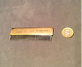Spratts Brass Dog Comb — Brass, 1920's