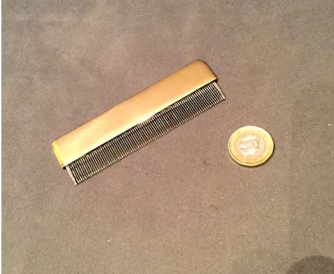Spratts Brass Dog Comb — view 2