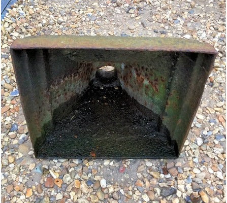 Square Cast Iron Rain Hopper — view 2