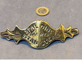 Stanstead Saddler's Brass Name Plate — Brass, late 19th century