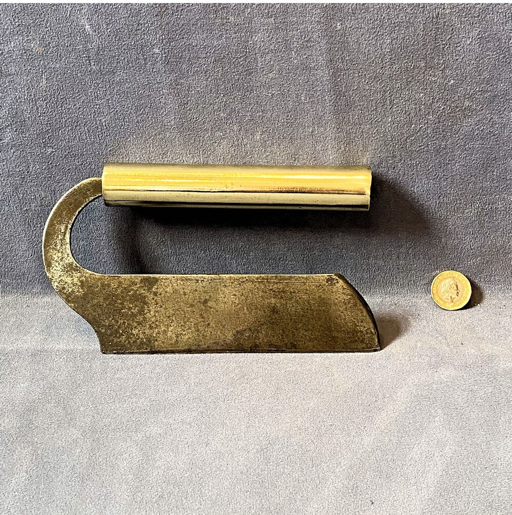 Steel and Brass Suet Knife — view 2
