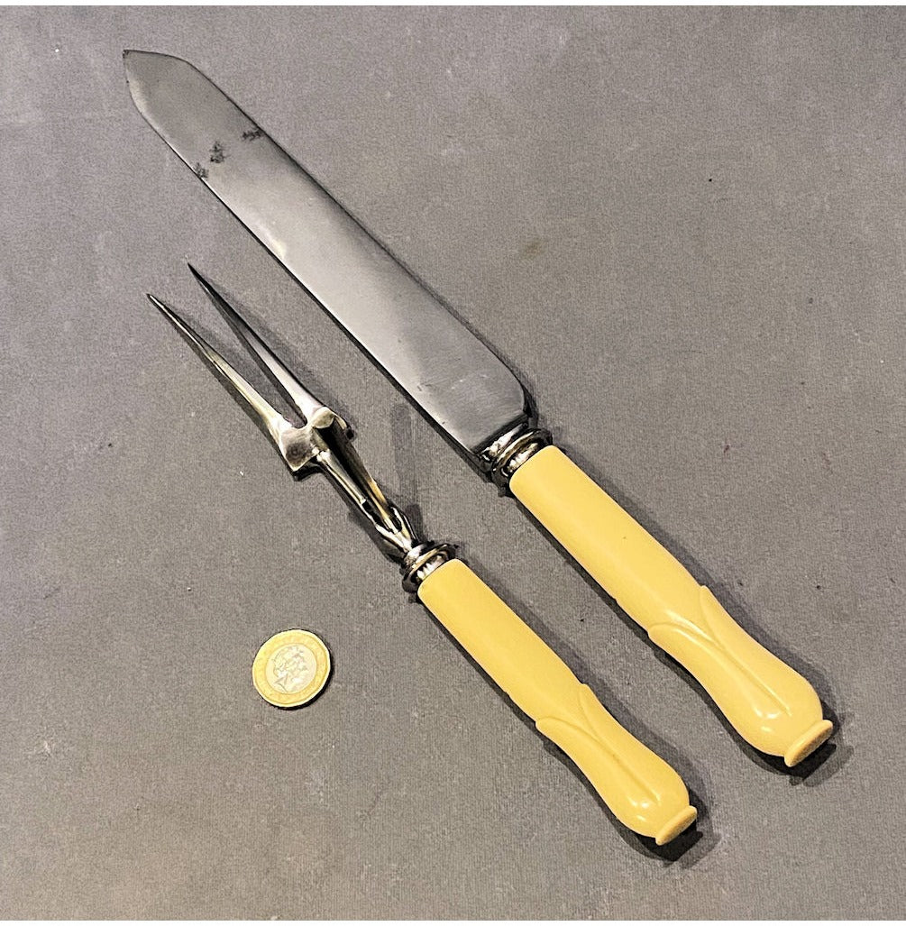 Steel Carving Knife & Fork — view 2