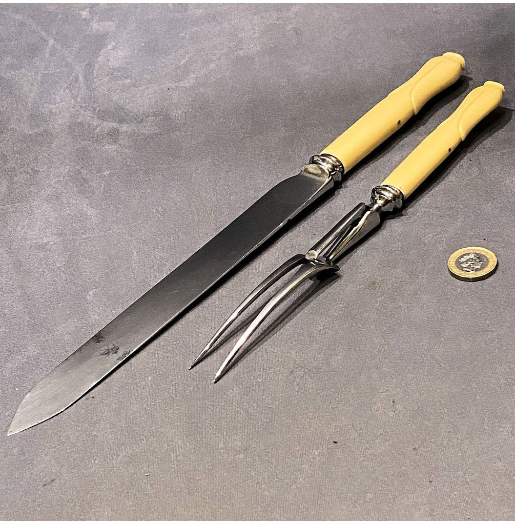 Steel Carving Knife & Fork — view 3