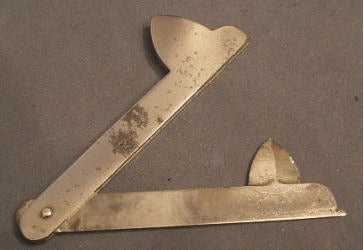 Steel Cased Fleam — Steel, 1920's