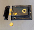 Steel Cased Rim Latch — Steel, 1920's