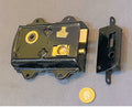 Steel Cased Rim Latch — Steel, 1900