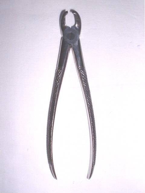 Steel Dental Forceps — Steel, 19th century