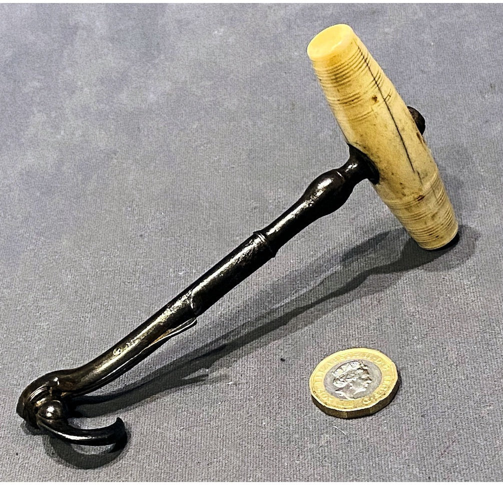 Steel Dental Tooth Key — view 2