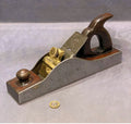 Steel Jack Plane with Mahogany Infill — Steel, late 19th century
