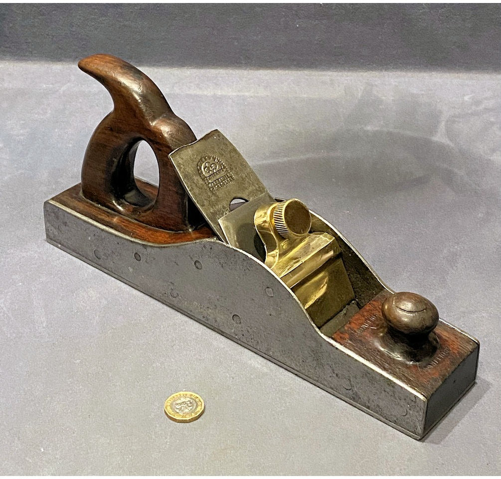 Steel Jack Plane with Mahogany Infill — view 2