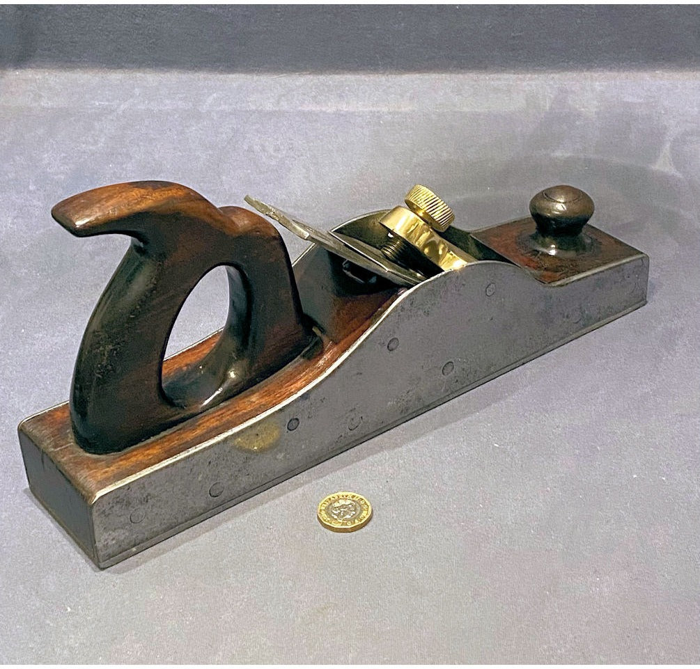 Steel Jack Plane with Mahogany Infill — view 3