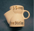 Stirling Shaving Mug — Ceramic, circa 1900