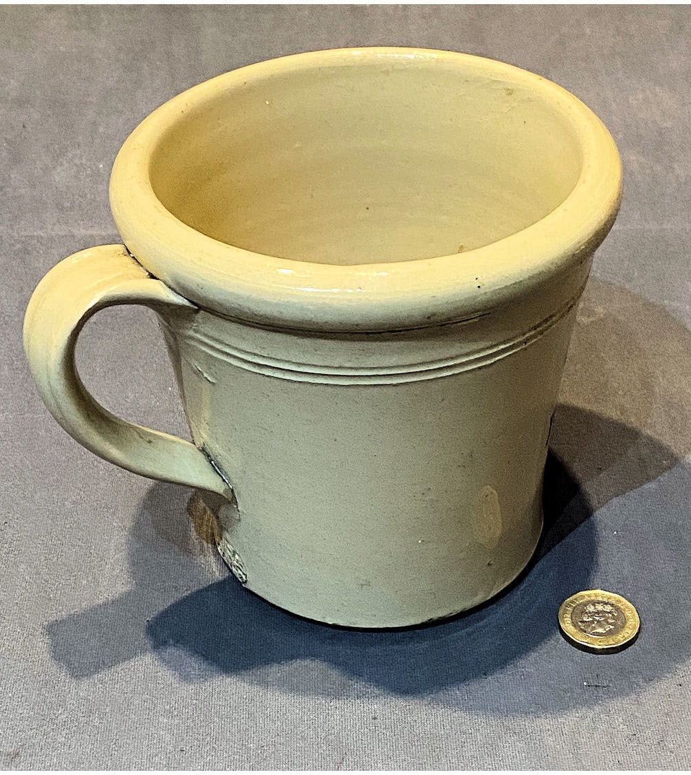 Stoneware Butter Tub — view 2