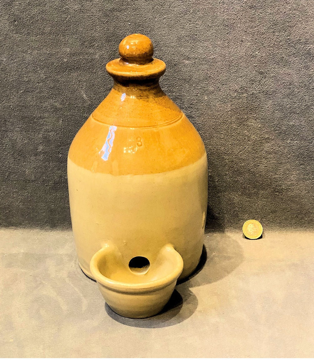 Stoneware Poultry Feeder — Stoneware, 1920's