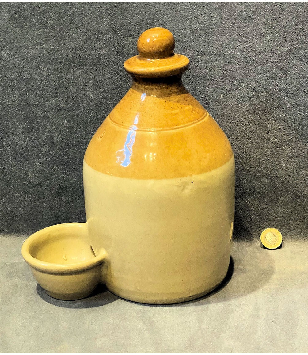 Stoneware Poultry Feeder — view 3