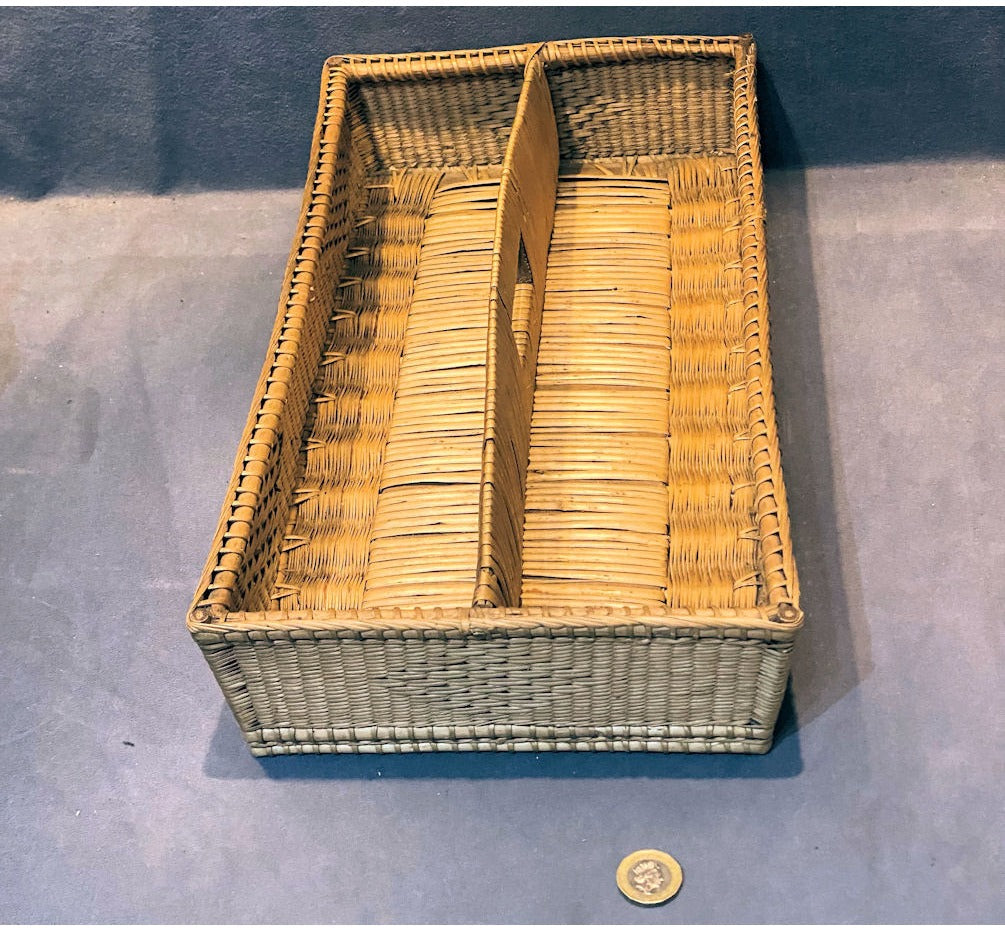 Straw Work Cutlery Tray — view 4