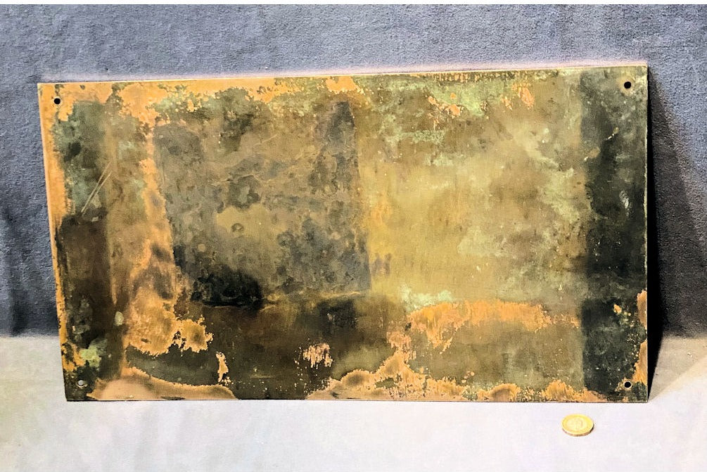 Sussman ( Chard ) Ltd Brass Nameplate — view 2
