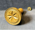 Sycamore Butter Stamp — Sycamore, late 19th century