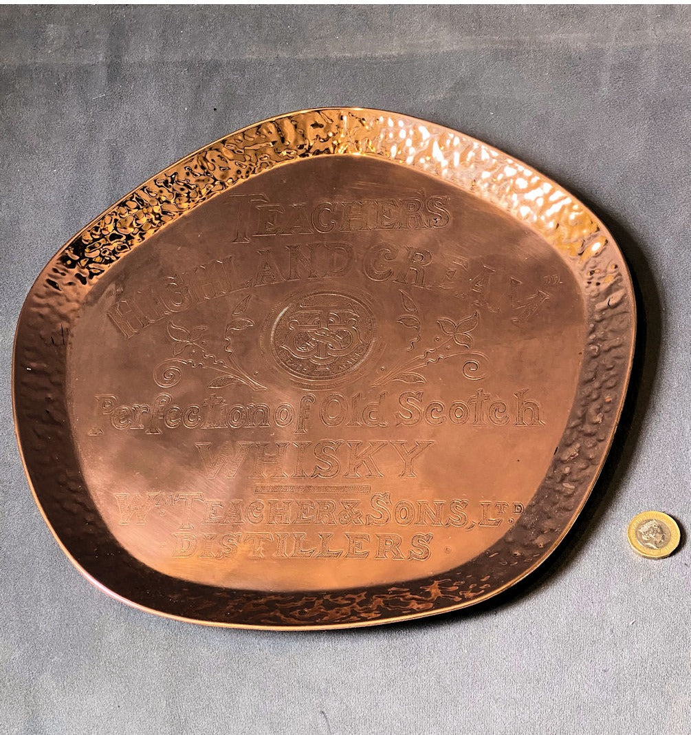 Teachers Copper Whisky Tray — view 3