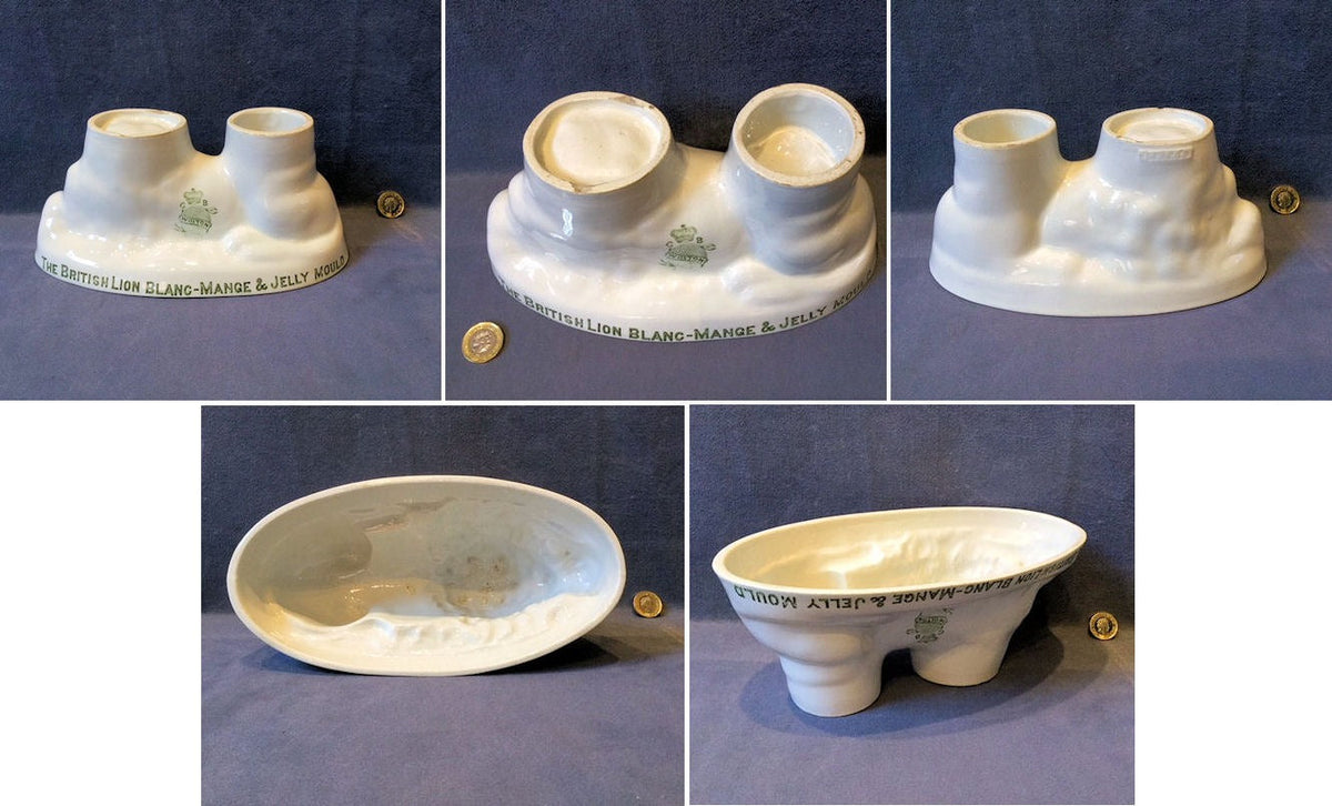 The British Lion Jelly Mould — Ceramic, circa 1900