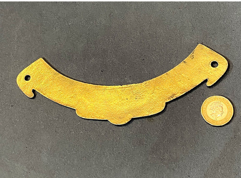 The President Brass Nameplate — view 2