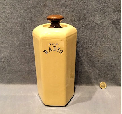 The Radio Stoneware Hot Water Bottle — Stoneware, 1920's