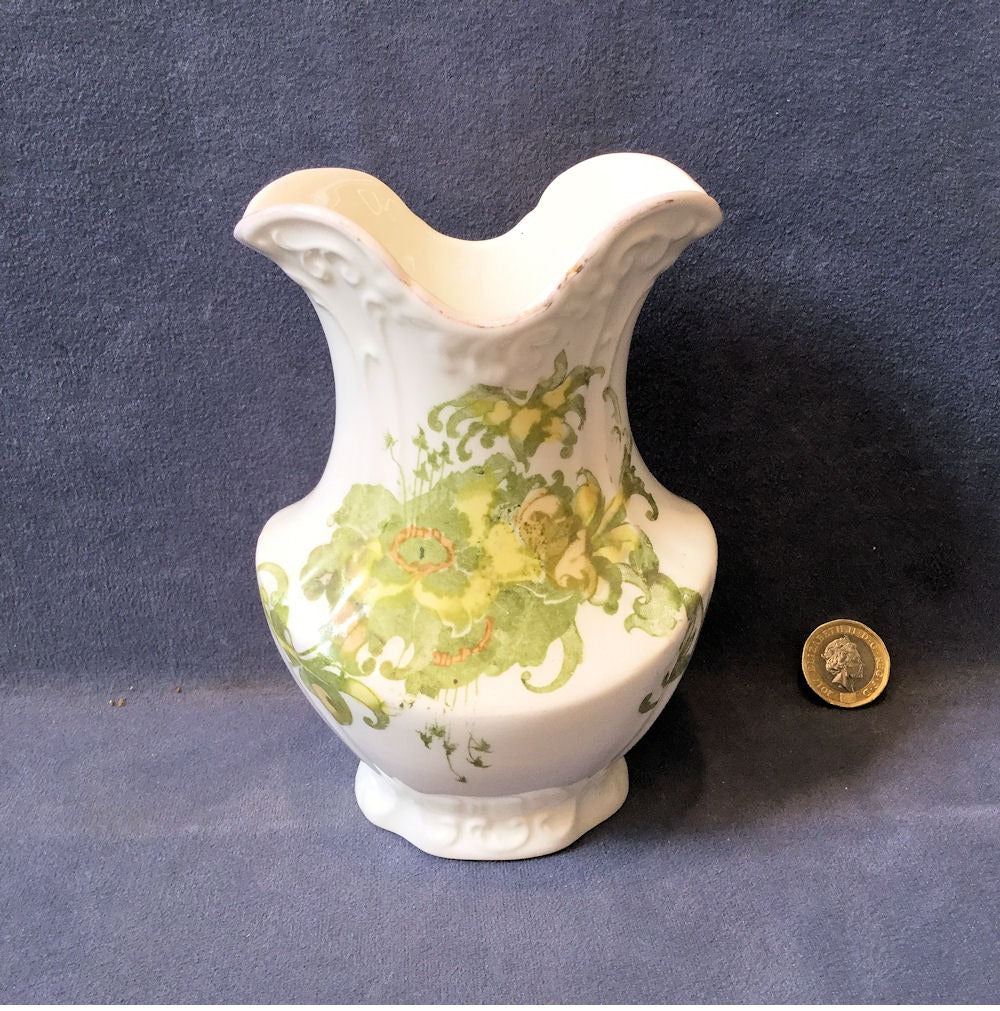 Toothbrush Jar — Ceramic, late 19th century
