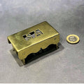 Trench Art Brass Mini Stool — Brass