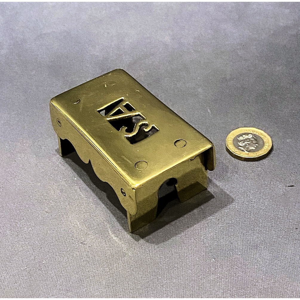 Trench Art Brass Mini Stool — view 2