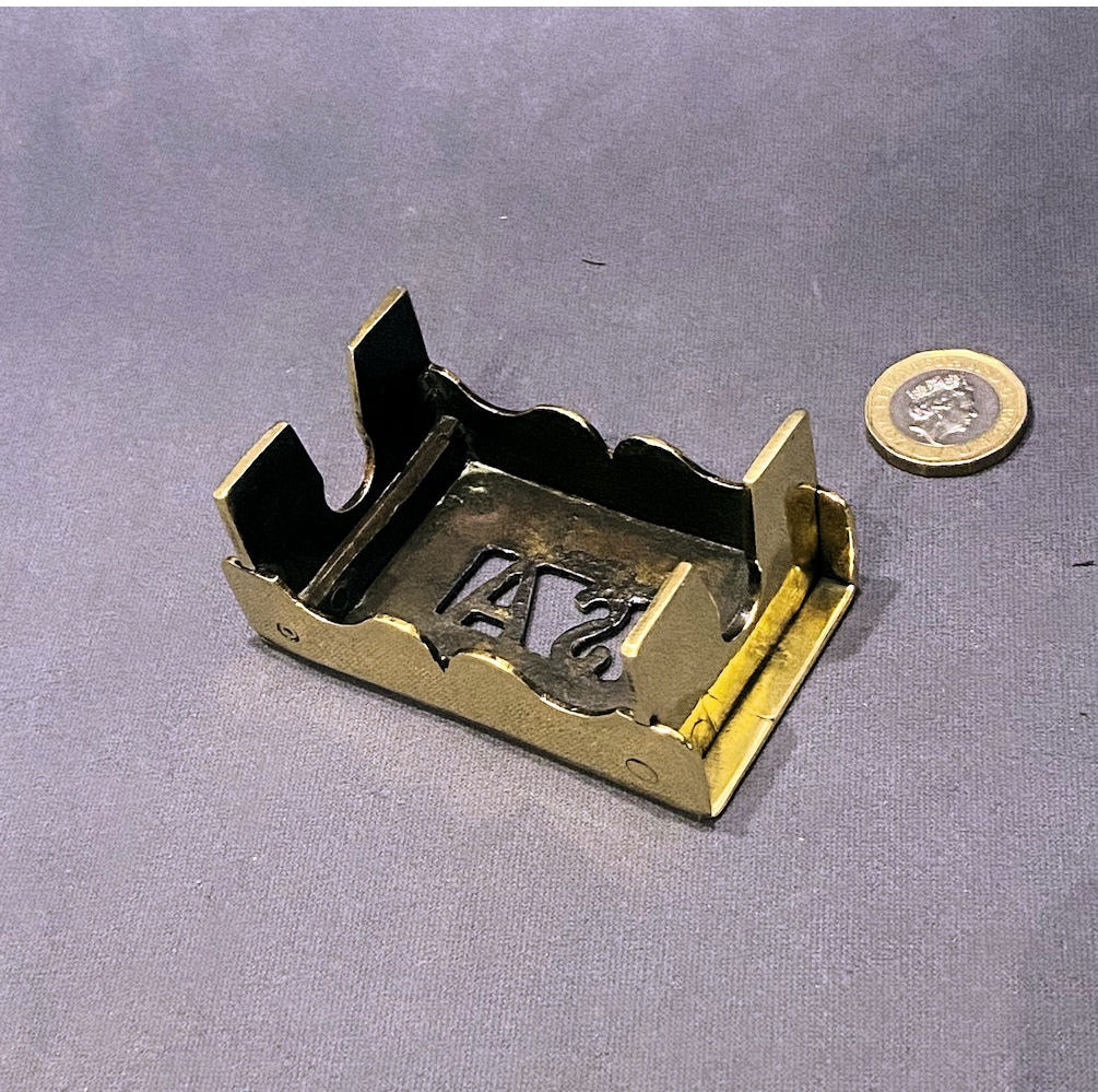Trench Art Brass Mini Stool — view 3