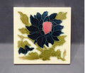 Tube Lined Floral Tile, 8 matching available — late 19th century