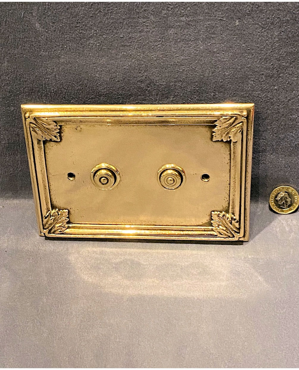 Twin Interior Electric Bell Push — view 2