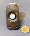 Unused Brass Exterior Electric Bell Push, 2 available — Brass, 1930's