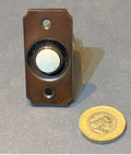 Unused Brass Exterior Electric Bell Push — Brass, 1930's