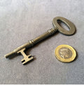 Unusual Wrought Iron Door Key — Wrought iron, circa 1900