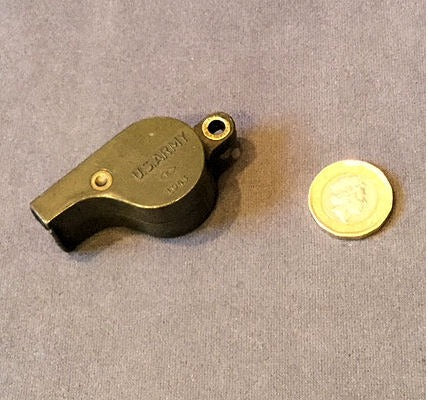 US Army 1943 Whistle — Bakelite, 1943