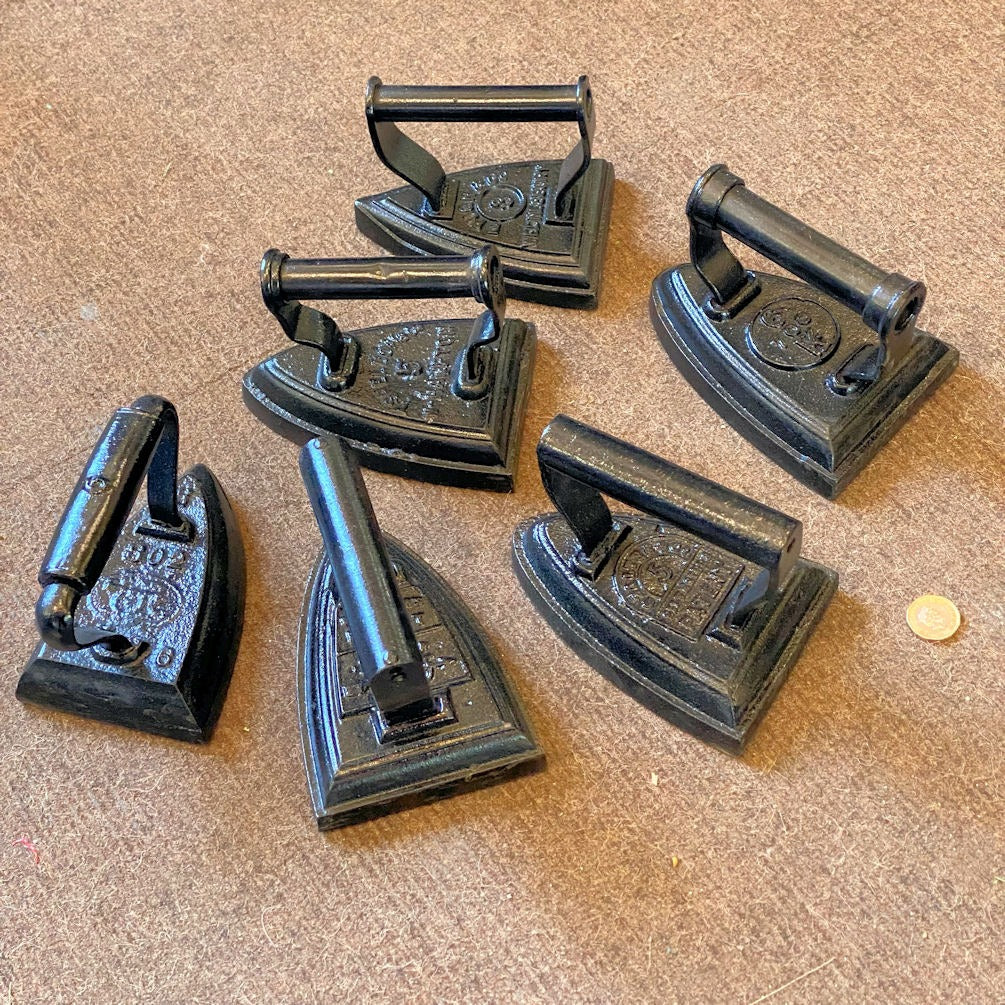Various Flat Irons — Iron, late 19th century