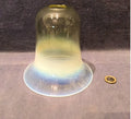 Vaseline Glass Lamp Shade — Glass, 1920's