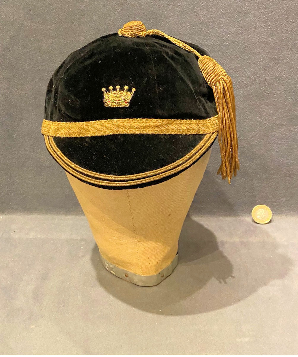 Velvet School Boys Cap — circa 1900