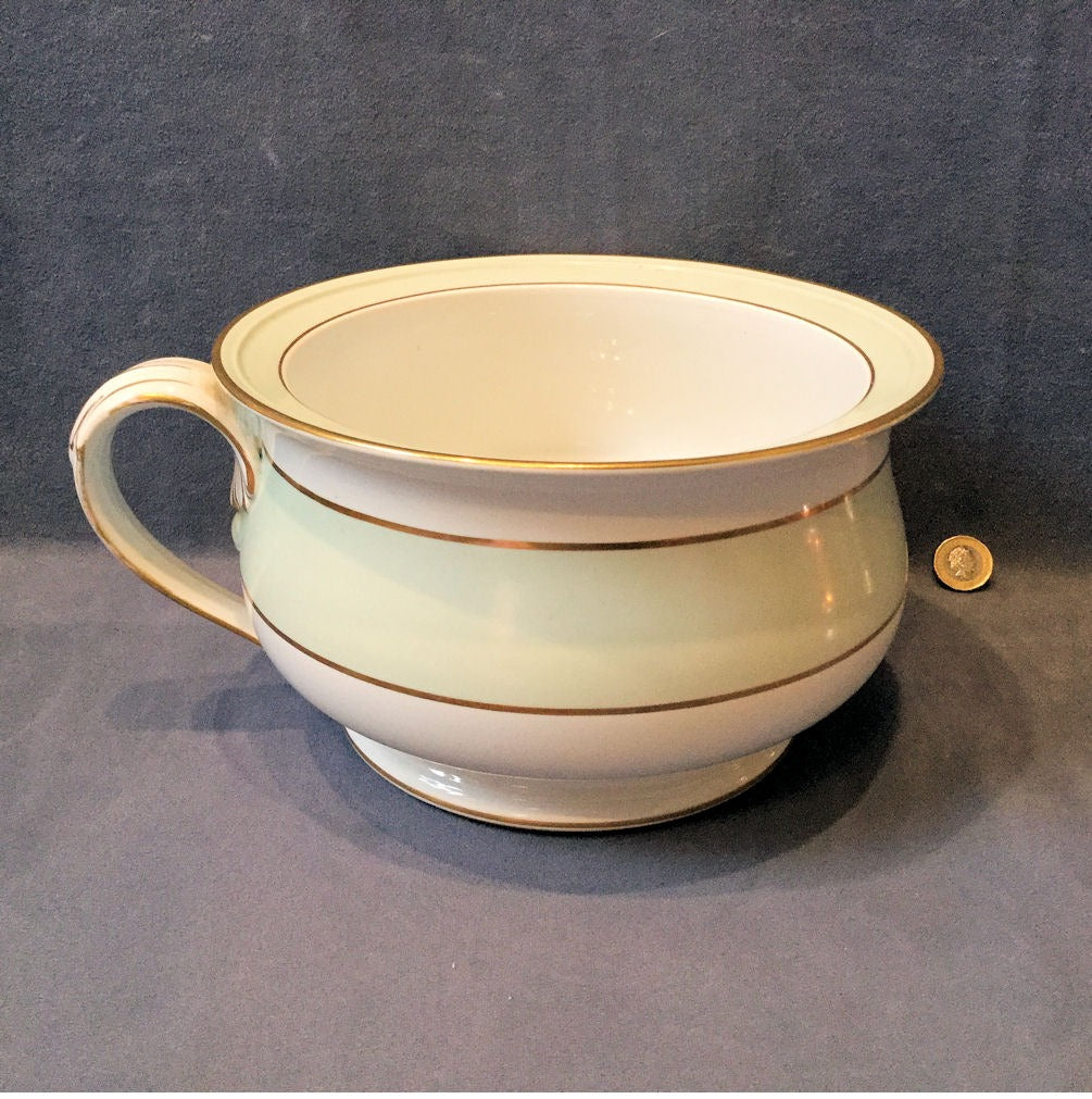 Vernons Patent Ceramic Chamberpot — Ceramic, circa 1900