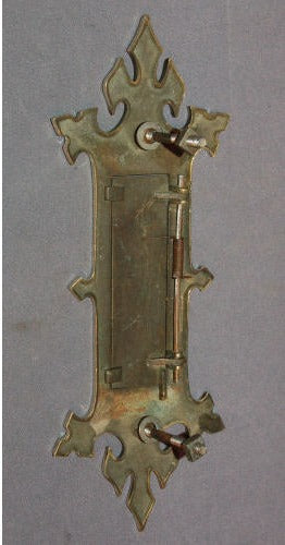 Vertical Brass Letter Flap — view 2