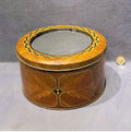 Vincents Toffee Tin — Mahogany, 1920's