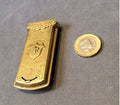 W. Avery Brass Needle Case — Brass, late 19th century
