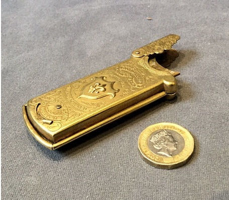 W. Avery Brass Needle Case — view 3