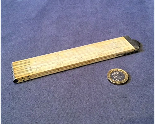 W. Preston Folding Ivorine Ruler — view 3