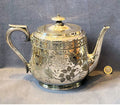 Walker & Hall 1885 Presentation Teapot — Silver, late 19th century