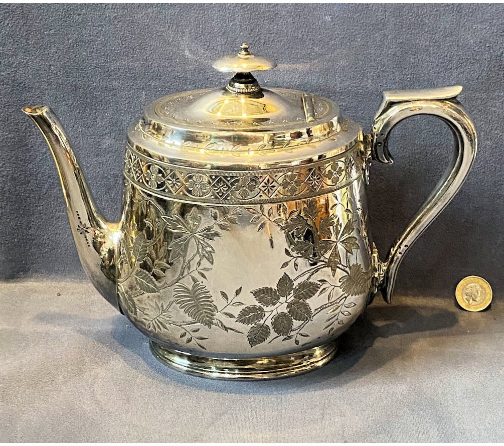Walker & Hall 1885 Presentation Teapot — view 2