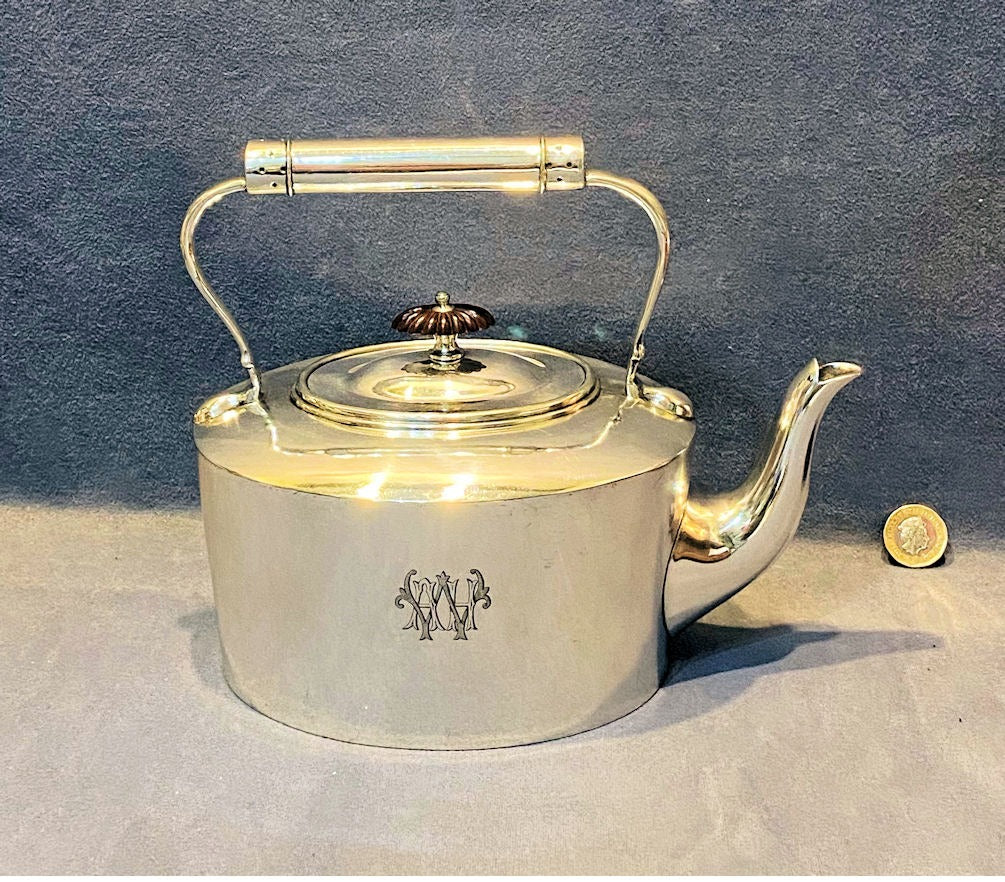 Walker & Hall Silver Plated Kettle — Silver plate, late 19th century