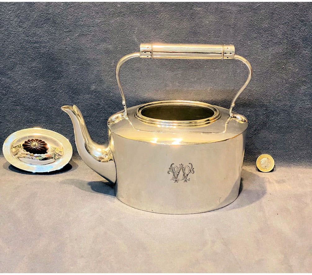 Walker & Hall Silver Plated Kettle — view 2